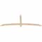 Ekena Millwork Bellingham Smooth Timber Gable Bracket, Douglas Fir, 84"W x 31"H x 1 1/2"D x 3 1/2"F, 9/12 Pitch GBW084X31X0204BEL00SDF - alternate 2